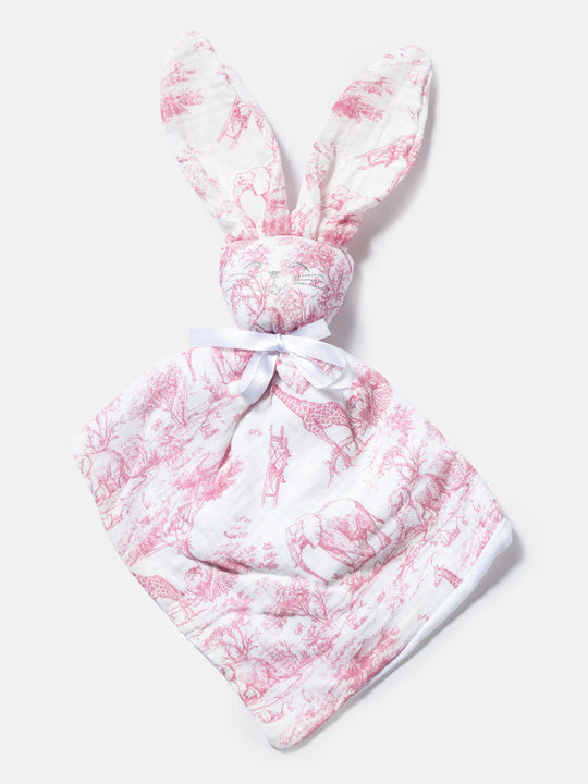 The Little Toile Pink Comforter Bunny
