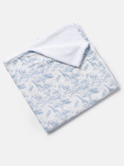 The Little Toile Blue Blanket - Rose & Albert