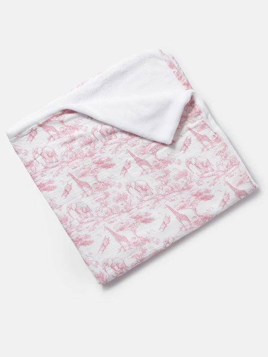 The Little Toile Pink Blanket