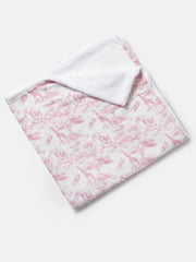 The Little Toile Pink Blanket - Rose & Albert