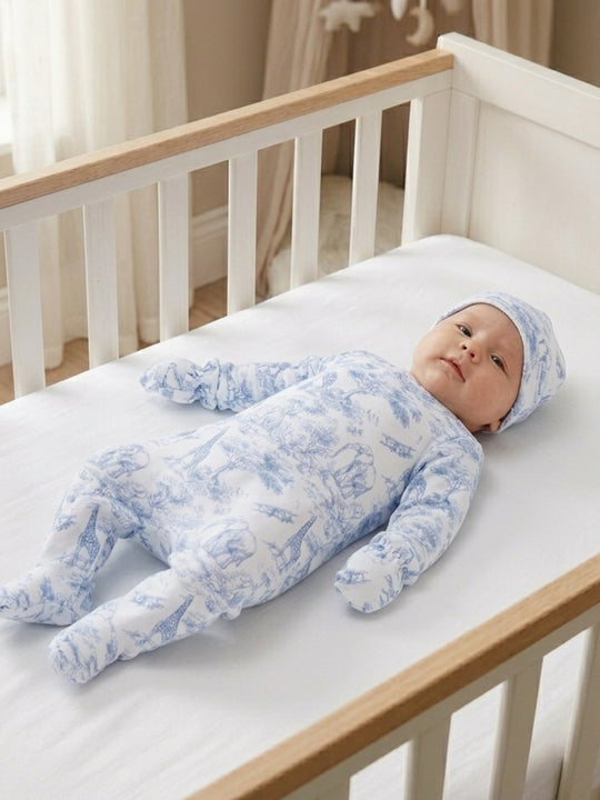 The Little Toile Blue 3 piece set