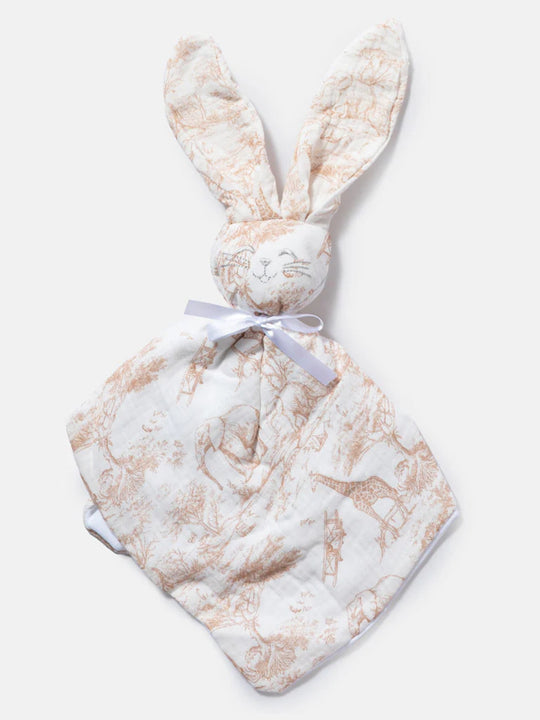 The Little Toile Natural Comforter Bunny
