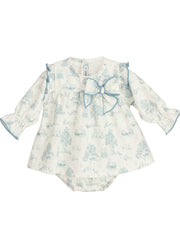 Calamaro toile dress set