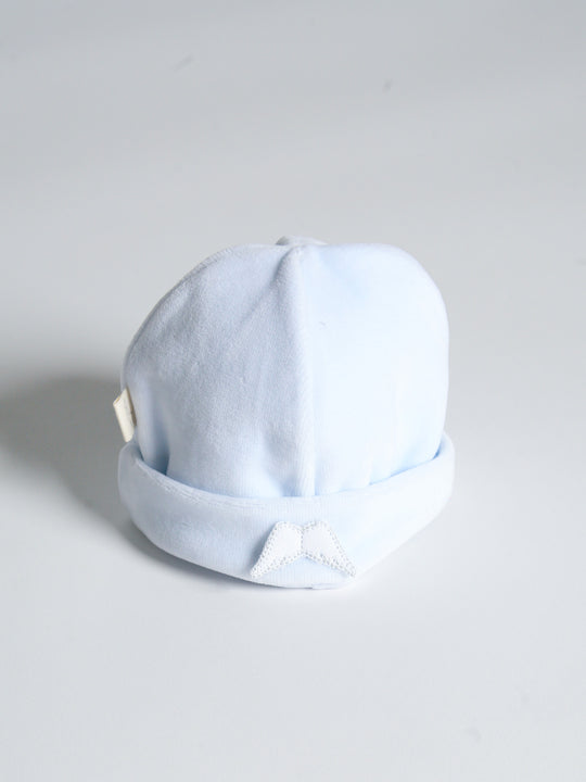 BabyGi Blue Velour Beanie