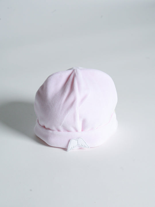 BabyGi Pink Velour Beanie