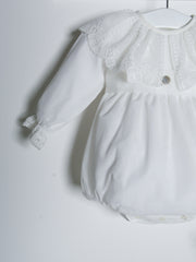 ‘Florri’ Organza & lace romper