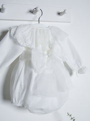 ‘Florri’ Organza & lace romper