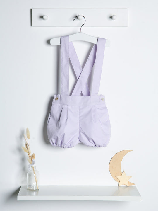 'Joshua' lilac dungaree