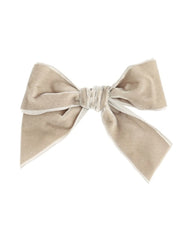 Condor lino velvet bow