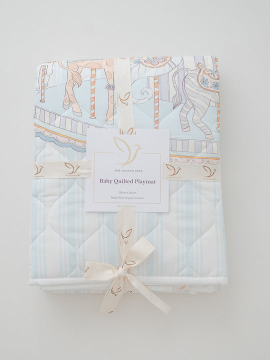 The Gilded Bird 'Carousel' Quilted Playmat