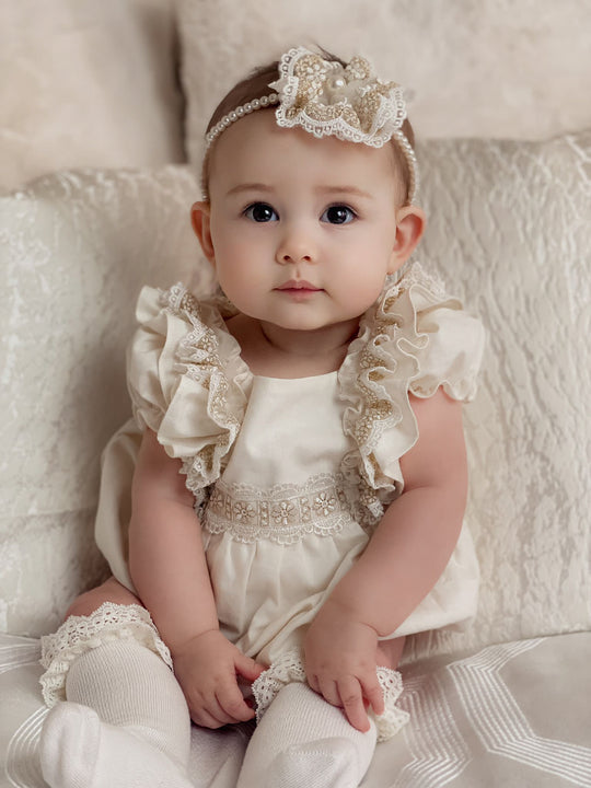 Rose & Albert Premium Collection Ivory Romper