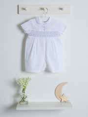 Sarah Louise 'Heritage' smocked romper