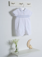 Sarah Louise 'Heritage' smocked romper