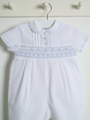 Sarah Louise 'Heritage' smocked romper