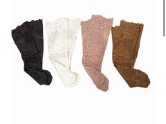 Petite Maison Kids Pink 'Alice' Lace Socks